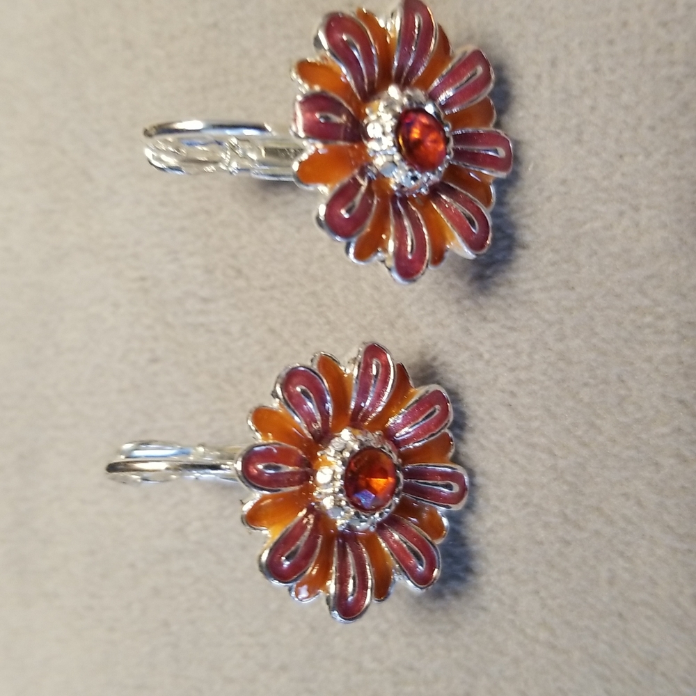 Flower earings